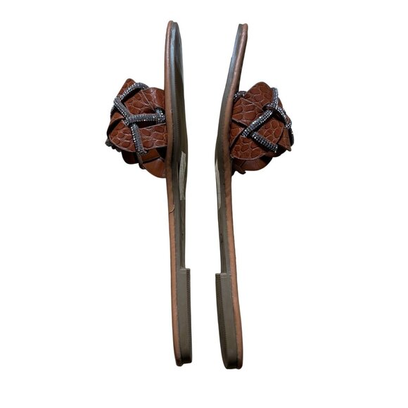 Yoki Alabama 20 Flat Sandals Rust Size 10 New in box - Picture 8 of 10